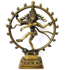 Шива танцующий бронзовый (38×32×11 см) (4.2KG) купить в интернет магазине подарков ПраздникШоп