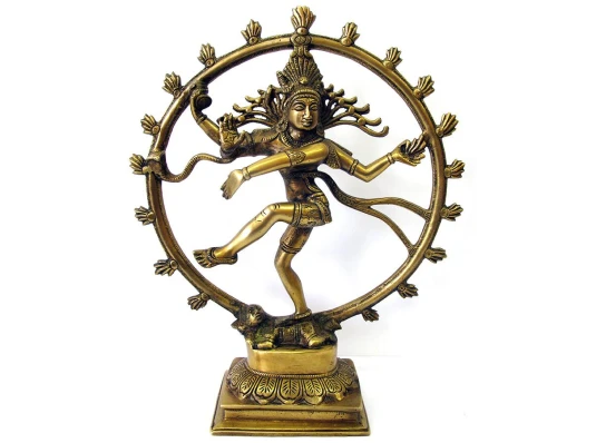 Шива танцующий бронзовый (38×32×11 см) (4.2KG) купить в интернет магазине подарков ПраздникШоп