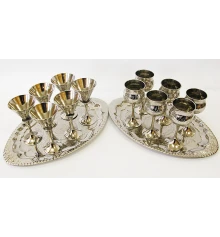 Рюмки бронзовые хром (н-р 6 шт./50мл) купить в интернет магазине подарков ПраздникШоп