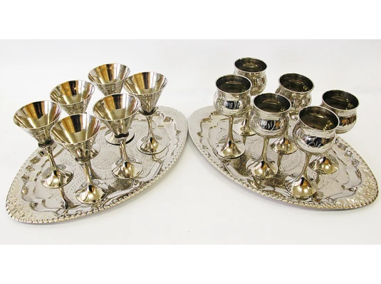 Рюмки бронзовые хром (н-р 6 шт./50мл) купить в интернет магазине подарков ПраздникШоп