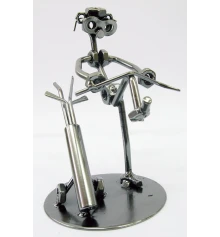 Техно-арт «Игрок в гольф» металл (15×11×11 см) купить в интернет магазине подарков ПраздникШоп