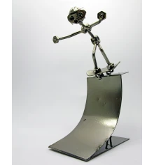 Техно-арт «Скейтбордист» металл (26×13×13 см) купить в интернет магазине подарков ПраздникШоп