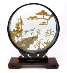 Пробковая скульптура восточное искусство (24×29 см) купить в интернет магазине подарков ПраздникШоп