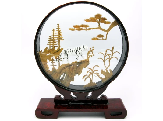 Пробковая скульптура восточное искусство (24×29 см) купить в интернет магазине подарков ПраздникШоп