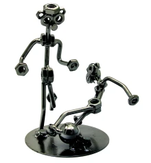 Техно-арт «Футболисты» металл (17×15.5×10.5 см) купить в интернет магазине подарков ПраздникШоп