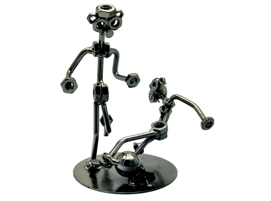 Техно-арт «Футболисты» металл (17×15.5×10.5 см) купить в интернет магазине подарков ПраздникШоп