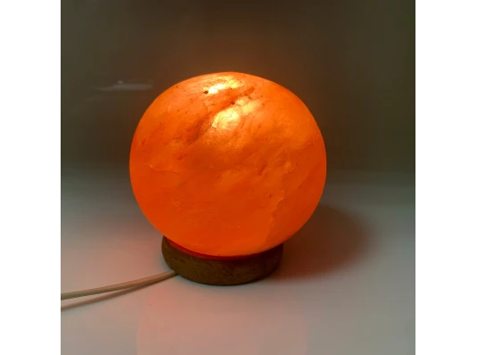Соляная лампа «Шар» (14×14 см) (Гималайская соль) купить в интернет магазине подарков ПраздникШоп