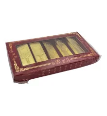 Золотые слитки (5 шт.) (14×7.5×1.5 см) купить в интернет магазине подарков ПраздникШоп