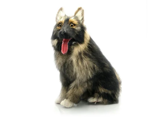 Собака (натуральный мех) (26×22×10 см) купить в интернет магазине подарков ПраздникШоп