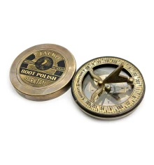 Солнечные часы с компасом бронзовые (d-8.5 купить в интернет магазине подарков ПраздникШоп