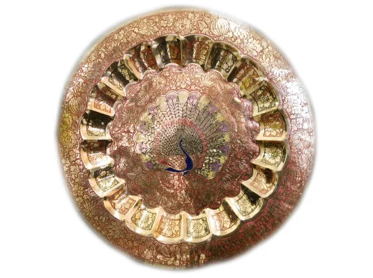 Тарелка бронзовая настенная (57 см) купить в интернет магазине подарков ПраздникШоп