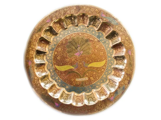 Тарелка бронзовая настенная (48 см) купить в интернет магазине подарков ПраздникШоп