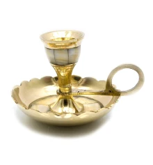 Подсвечник бронзовый с перламутром (7×10.5×9 см) купить в интернет магазине подарков ПраздникШоп