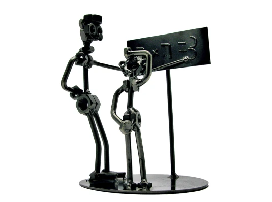 Техно-арт «Учитель» металл (17×14×12 см) купить в интернет магазине подарков ПраздникШоп