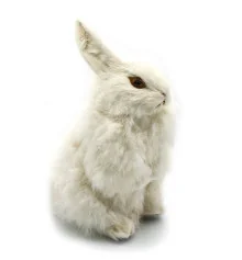 Кролик (натуральный мех) (22×15×10 см) купить в интернет магазине подарков ПраздникШоп