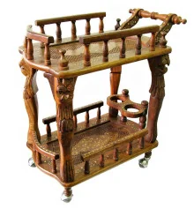 Стол сервировочный розовое дерево (63×39×95 см) купить в интернет магазине подарков ПраздникШоп