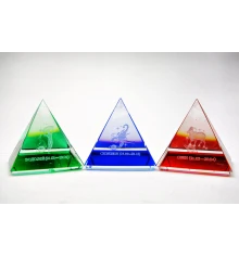 Пирамиды хрустальные «Гороскоп» (н-р 12 шт.) (5 см) купить в интернет магазине подарков ПраздникШоп