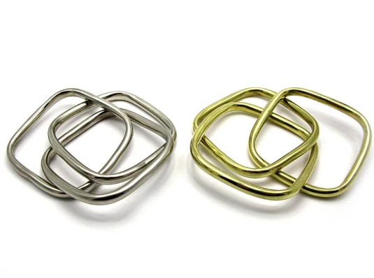 Браслет тройной квадратный металл купить в интернет магазине подарков ПраздникШоп