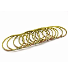 Браслеты медные с костяными вставками (н-р 12 шт.) купить в интернет магазине подарков ПраздникШоп