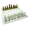 Шахматы стеклянные янтарные (39×39×6 см)
