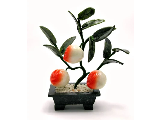 Дерево персик (3 плода) (18×19×7 см) купить в интернет магазине подарков ПраздникШоп