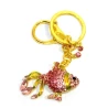 Брелок со стразами «Золотая рыбка»