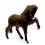 Конь винтажный мех натуральный (12") купить в интернет магазине подарков ПраздникШоп
