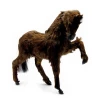 Конь винтажный мех натуральный (12")
