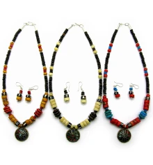 Ожерелье с кулоном + серьги купить в интернет магазине подарков ПраздникШоп