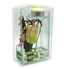 Цветок в стекле (16.5×10.5×5 см) купить в интернет магазине подарков ПраздникШоп