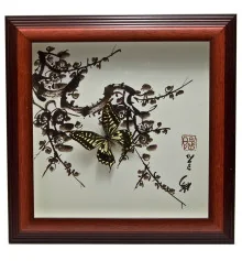 Бабочки в рамке (30×30×3 см) купить в интернет магазине подарков ПраздникШоп