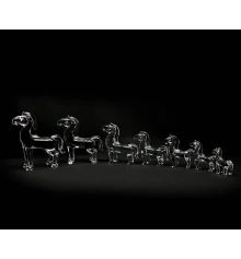 Кони хрустальные (набор 7 шт.) (26×16×6 см) купить в интернет магазине подарков ПраздникШоп