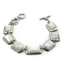 Браслет с перламутром (16-21×2 см) купить в интернет магазине подарков ПраздникШоп