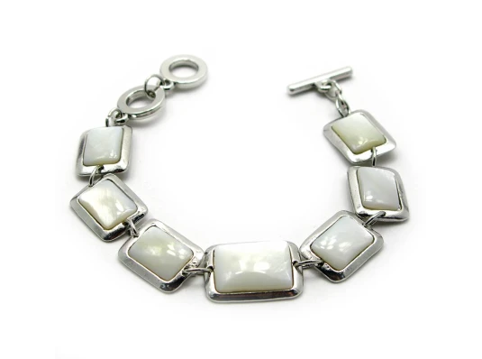 Браслет с перламутром (16-21×2 см) купить в интернет магазине подарков ПраздникШоп