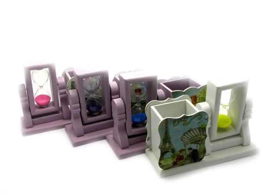 Часы песочные с подставкой для ручек (17×12.5×6.5 см) купить в интернет магазине подарков ПраздникШоп