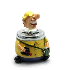 Пепельница полимер с крышкой «Охотник» (8.5×8.5×5 см) купить в интернет магазине подарков ПраздникШоп