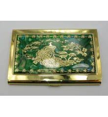 Визитница «Узор» золото (9.5×6.5×0.5 см)19306 А купить в интернет магазине подарков ПраздникШоп