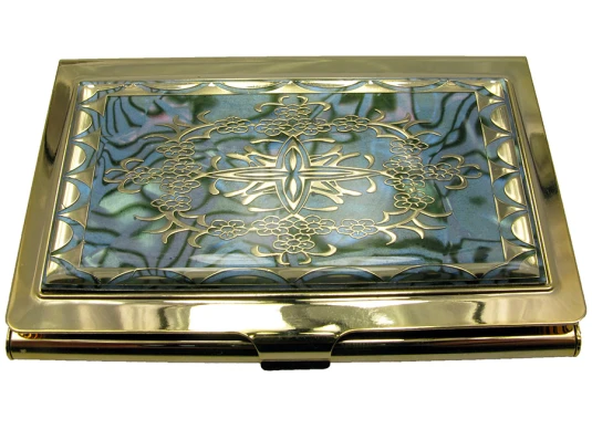 Визитница «Золото» (9.5×6.5×0.5 см)19306 M купить в интернет магазине подарков ПраздникШоп