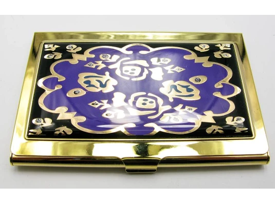 Визитница «Золото» (9.5×6.5×0.5 см)19310 F купить в интернет магазине подарков ПраздникШоп