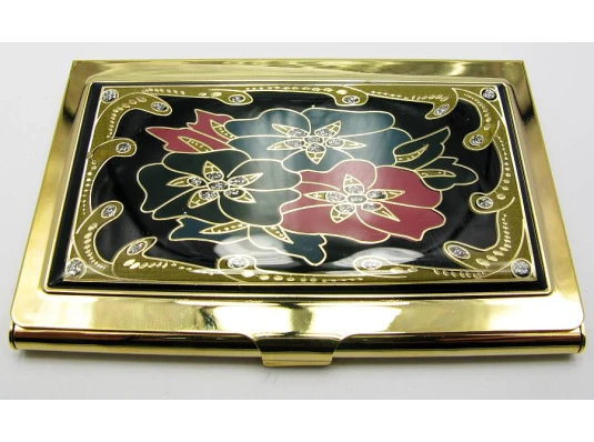 Визитница «Золото» (9.5×6.5×0.5 см)19310 I купить в интернет магазине подарков ПраздникШоп