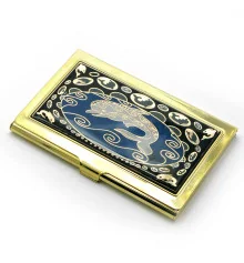 Визитница «Золото» (9.5×6.5×0.5 см)19310 J купить в интернет магазине подарков ПраздникШоп