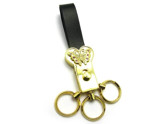 Брелок для ключей с кожаным ремешком «Стразы» 19387 A купить в интернет магазине подарков ПраздникШоп