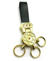 Брелок для ключей с кожаным ремешком «Стразы» 19387 B купить в интернет магазине подарков ПраздникШоп