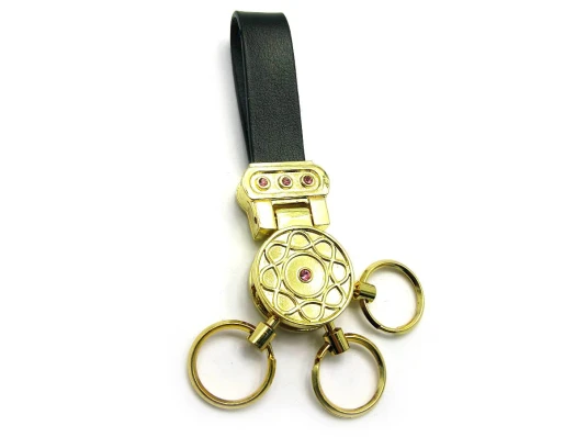 Брелок для ключей с кожаным ремешком «Стразы» 19387 B купить в интернет магазине подарков ПраздникШоп