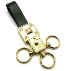 Брелок для ключей с кожаным ремешком «Стразы» 19387 C купить в интернет магазине подарков ПраздникШоп