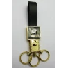 Брелок-авто с кожаным ремешком «Honda» золото (19332 F)