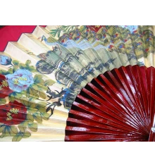 Веер настенный расписной «Золото» (77 CM 30") купить в интернет магазине подарков ПраздникШоп