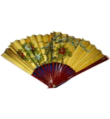 Веер настенный расписной «Золото» (50CM 20") купить в интернет магазине подарков ПраздникШоп