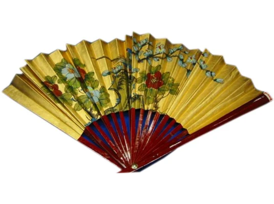 Веер настенный расписной «Золото» (50CM 20") купить в интернет магазине подарков ПраздникШоп