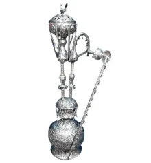 Кальян «серебро» (1 персона) (80 см) купить в интернет магазине подарков ПраздникШоп